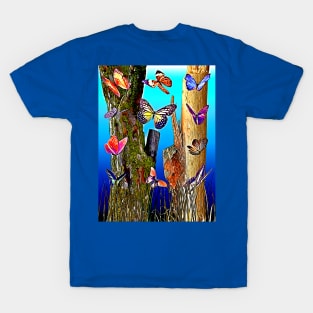 Butterflies Cartoon T-Shirt